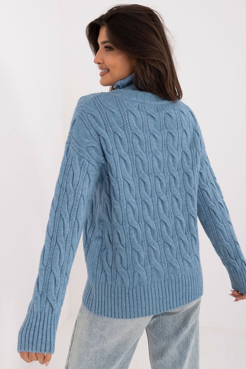Essential Ribbed Turtleneck Sweater - Model 199438 | wowstore.live - Wow Store