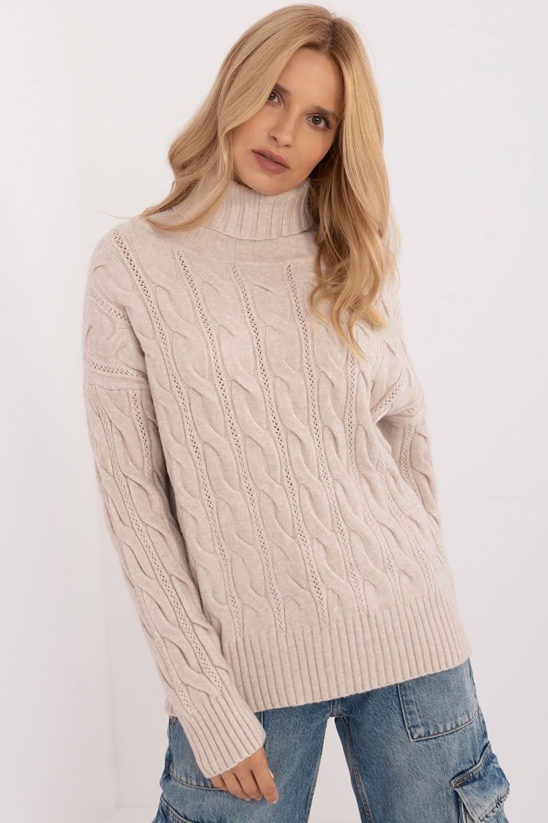 Essential Ribbed Turtleneck Sweater - Model 199438 | wowstore.live - Wow Store