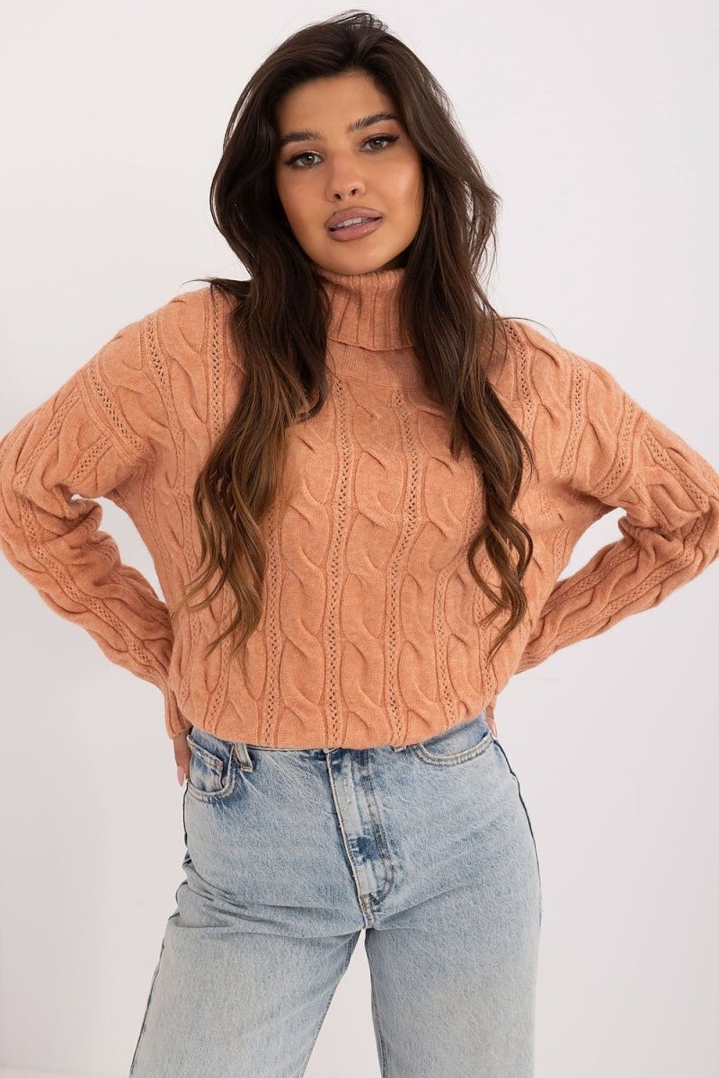 Essential Ribbed Turtleneck Sweater - Model 199438 | wowstore.live - Wow Store