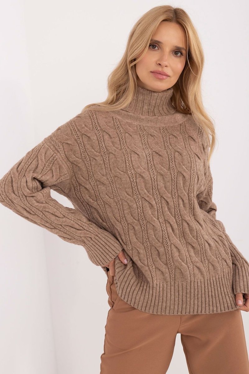 Essential Ribbed Turtleneck Sweater - Model 199438 | wowstore.live - Wow Store