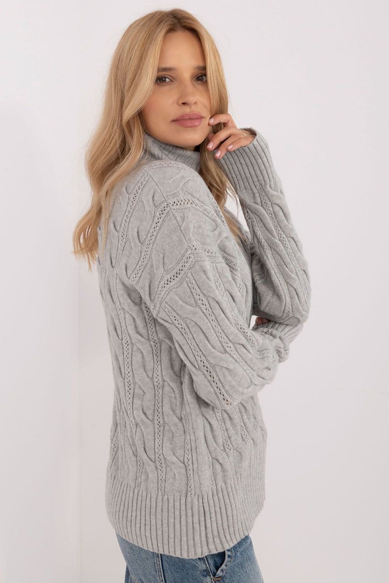 Essential Ribbed Turtleneck Sweater - Model 199438 | wowstore.live - Wow Store