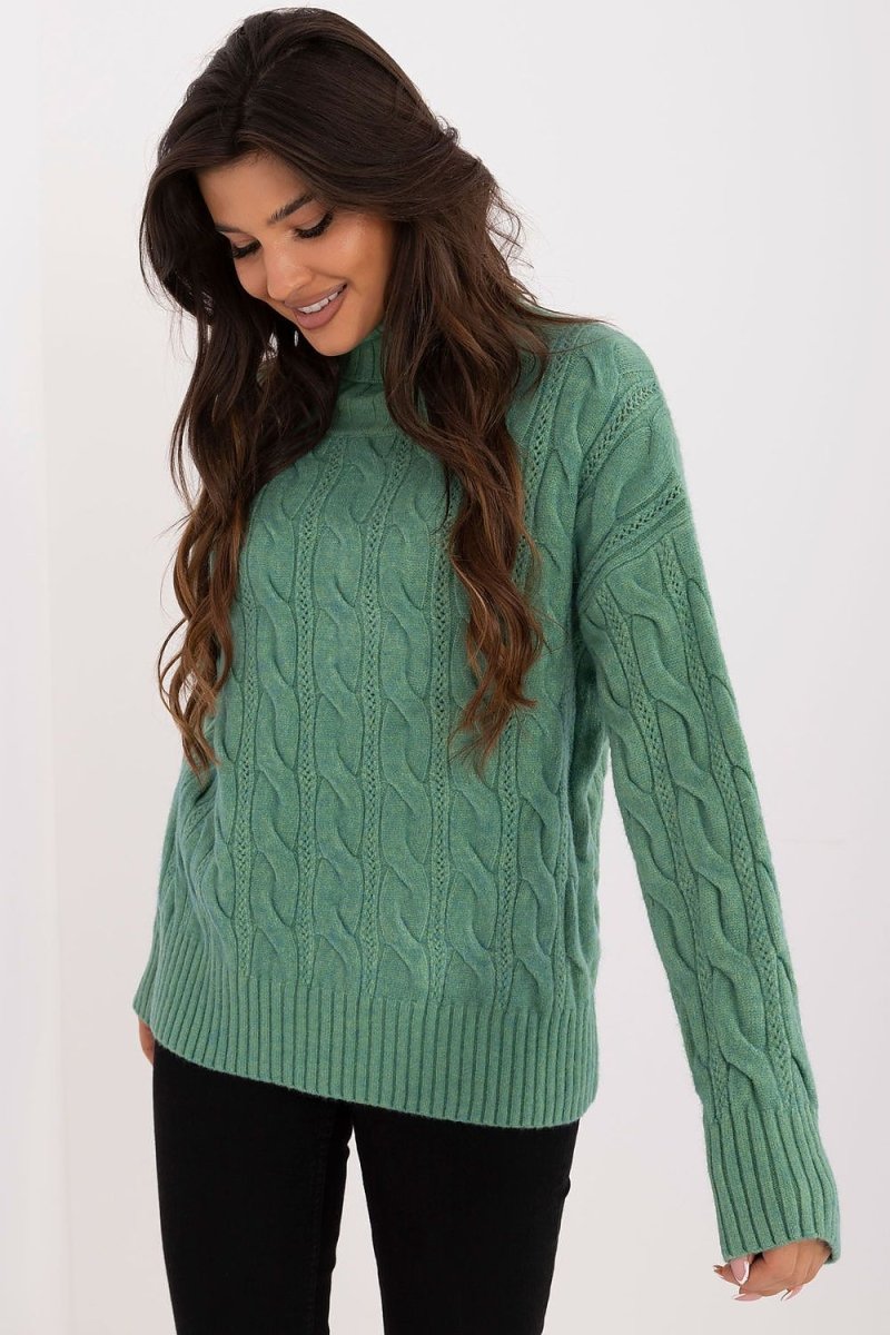 Essential Ribbed Turtleneck Sweater - Model 199438 | wowstore.live - Wow Store