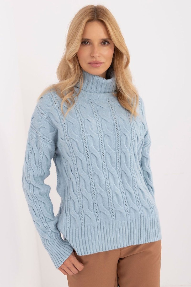 Essential Ribbed Turtleneck Sweater - Model 199438 | wowstore.live - Wow Store