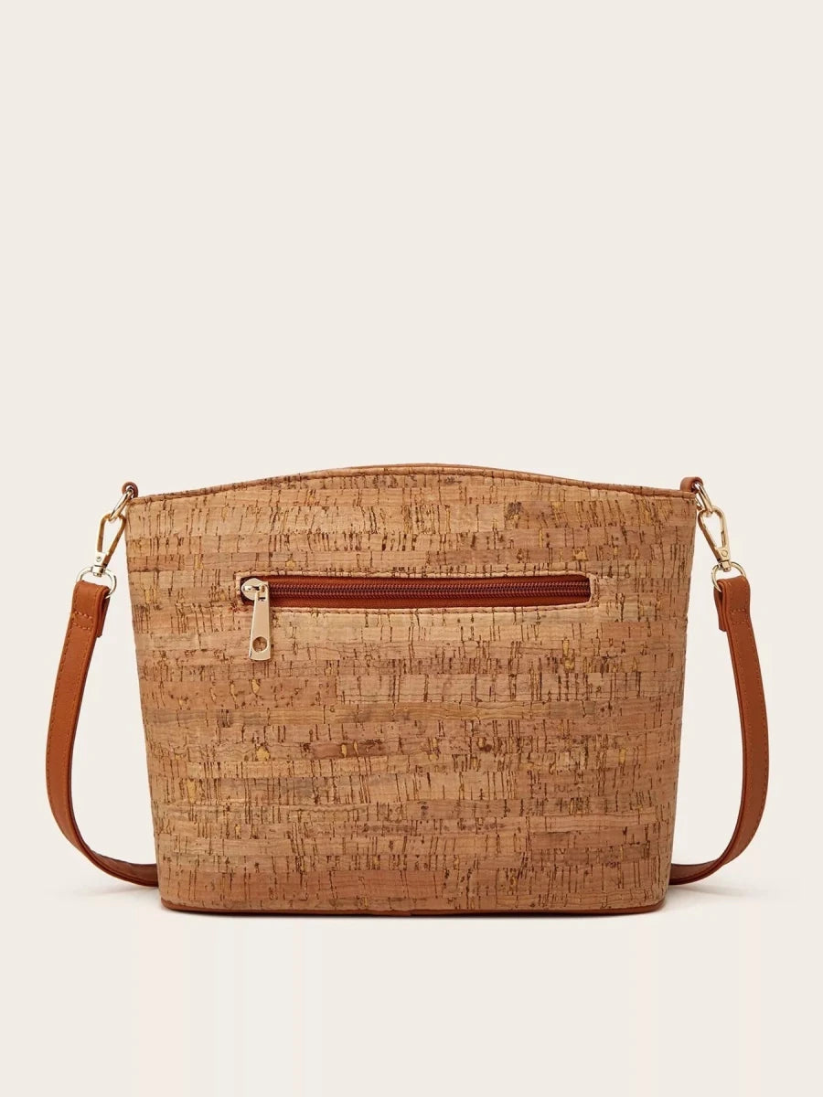 Ethnic Tree Bark Pattern Multi - Pocket Crossbody Bag - Wow Store