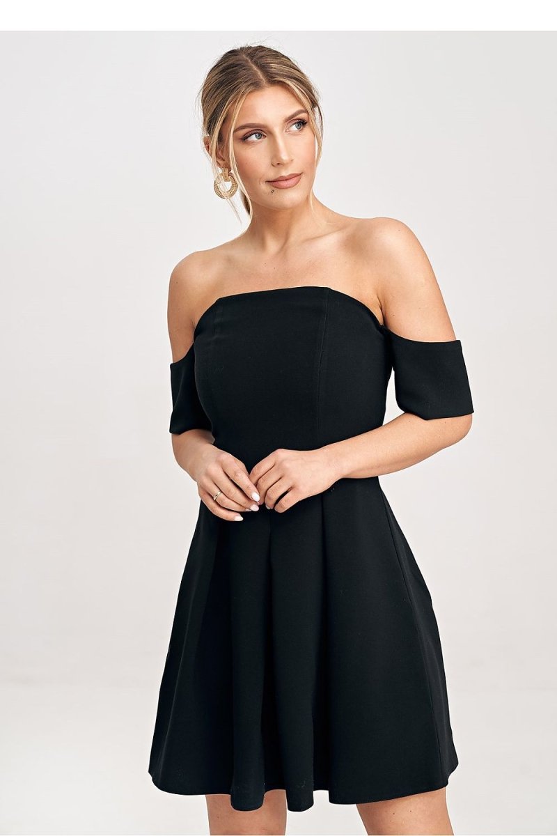 Evening Dress - Elegant Maxi Gown with Slit, Black | WOW Store - Wow Store