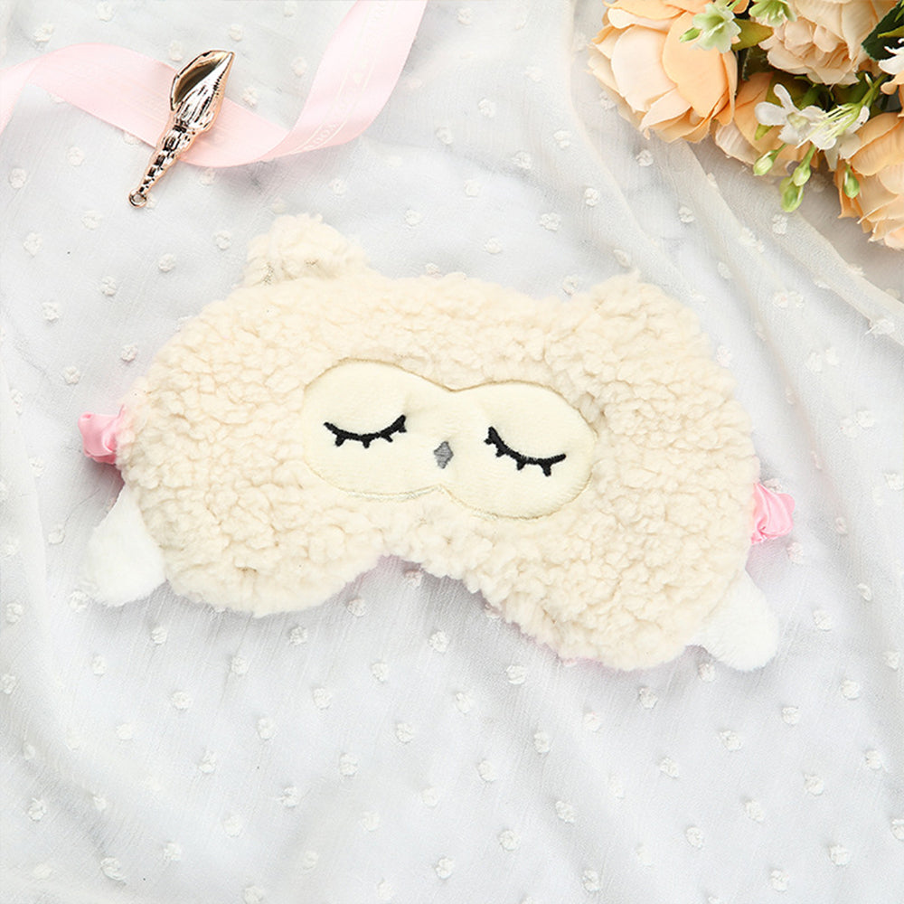 Plush Sheep Sleep Mask