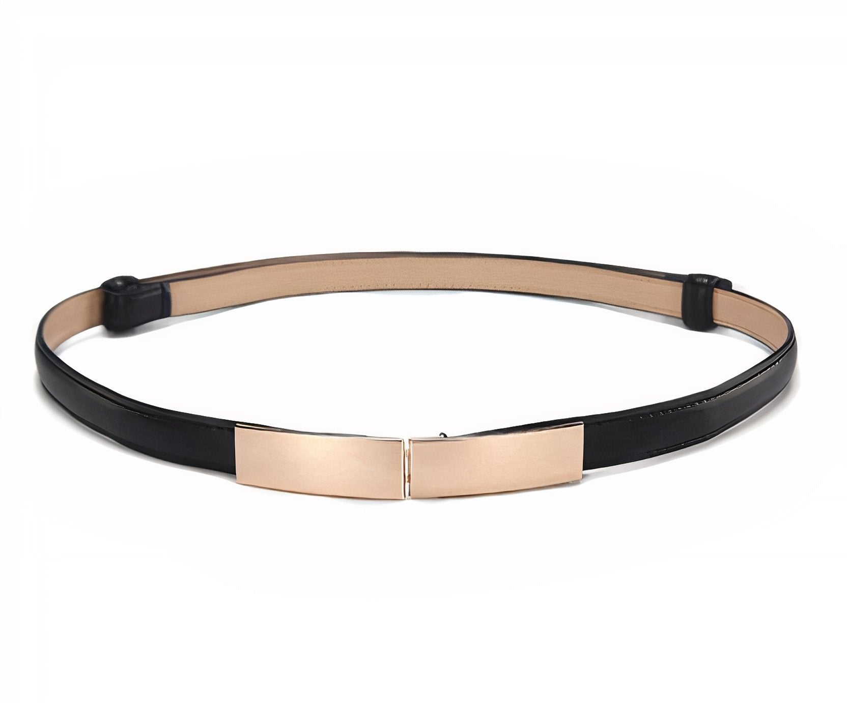 Luka Skinny Belt in Vegan Leather