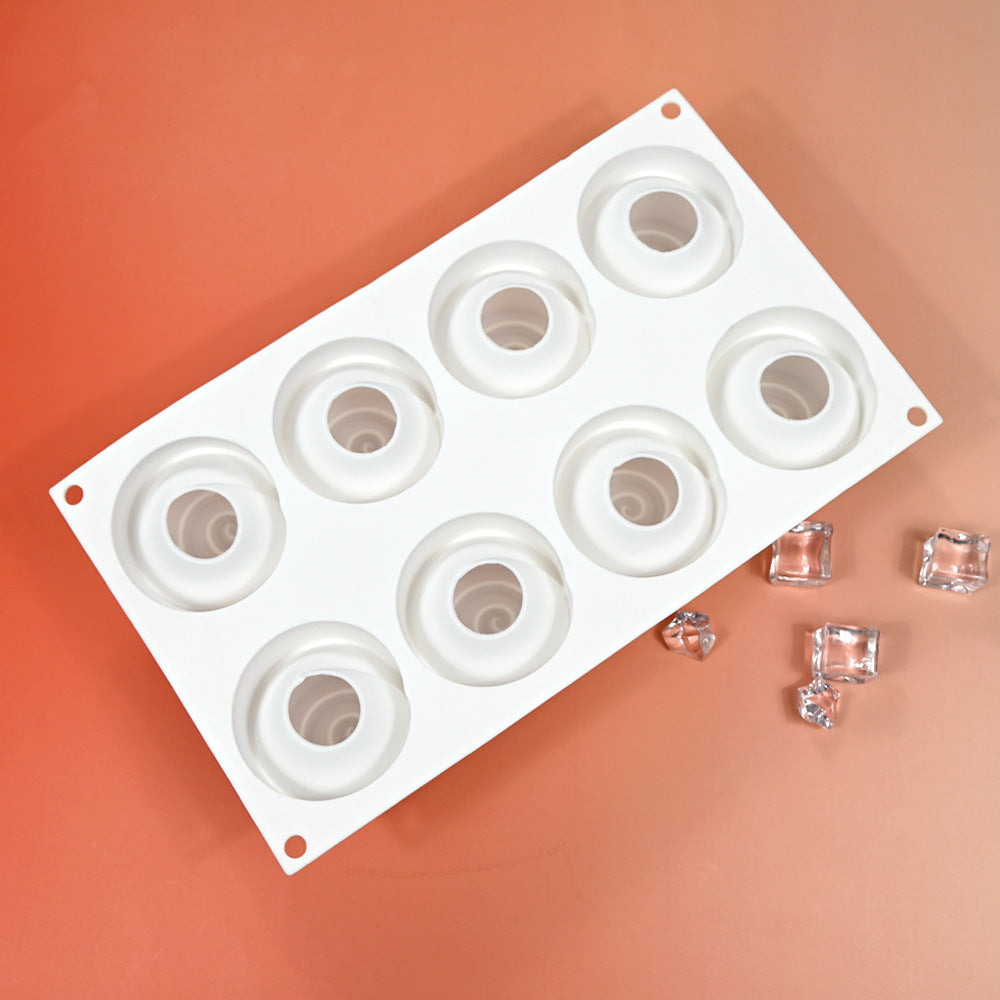 Artisan Rose Silicone Mousse Mold - 8 Cavity