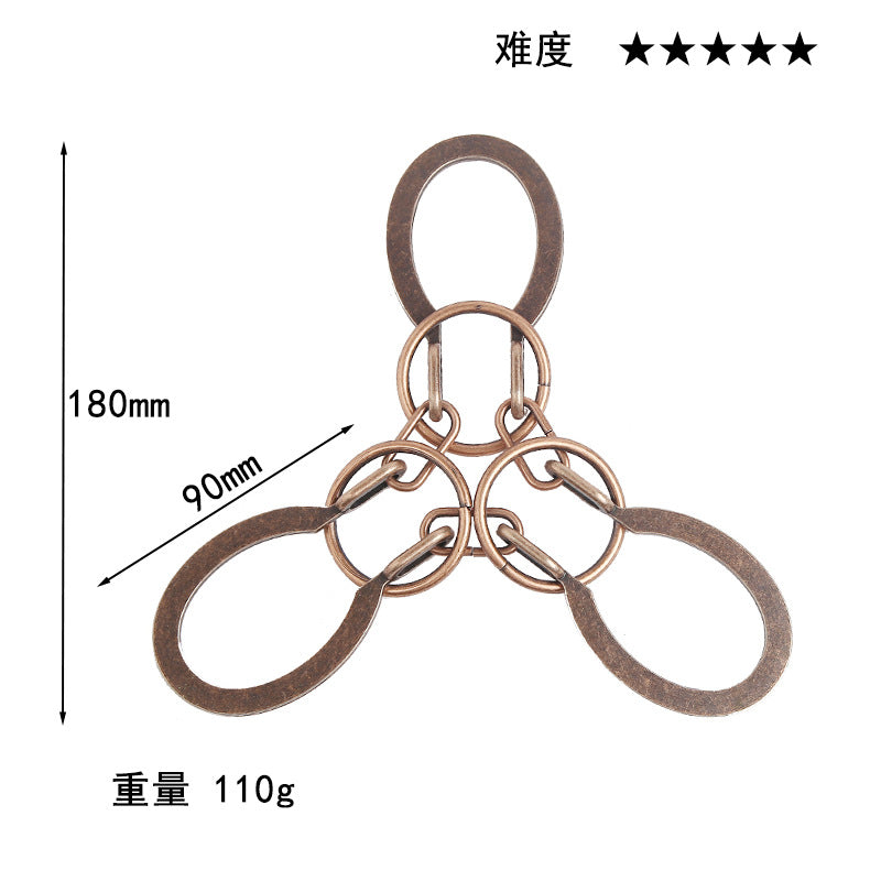 Luxury Puzzle Lock - Premium Zinc Alloy Intelligence Toy