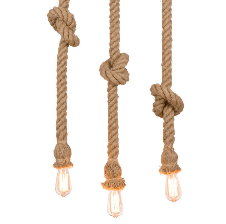 Artisan Woven Rope Pendant Light