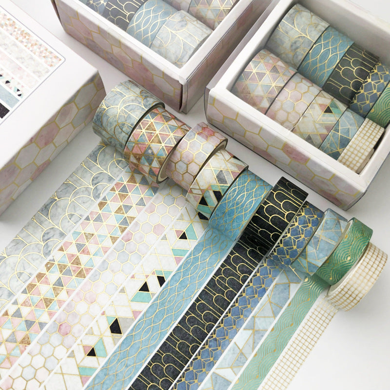 Luxury Decorative Handwriting Tape Collection - 10 Rolls