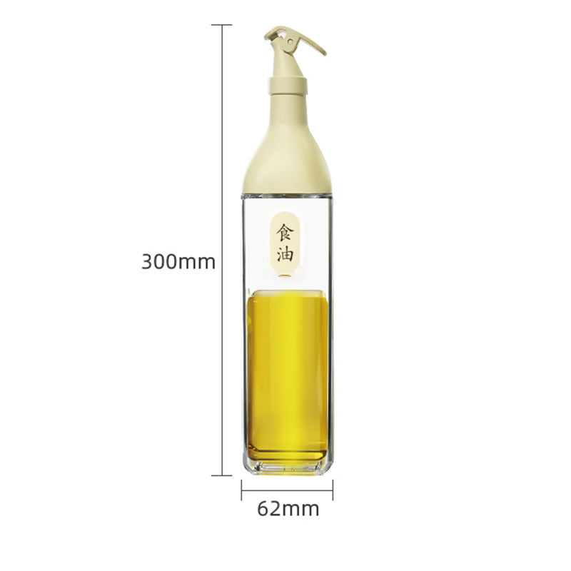 Premium Glass Seasoning Bottle with Precision Oiler