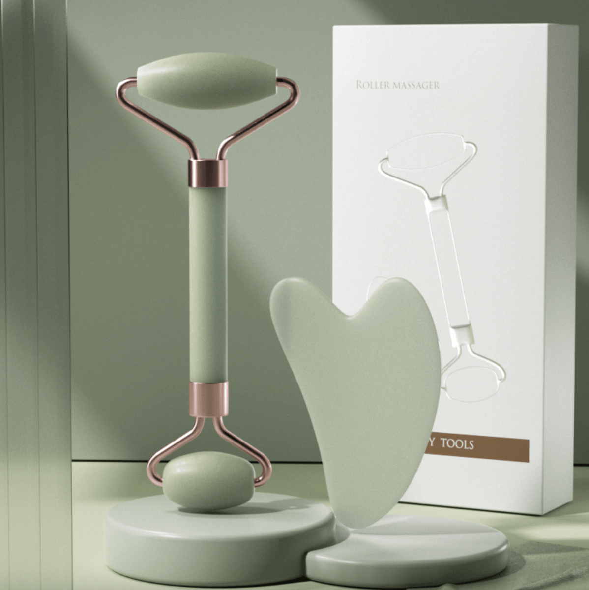 Facial Massage & Scraping Roller Set - WowStore.live
