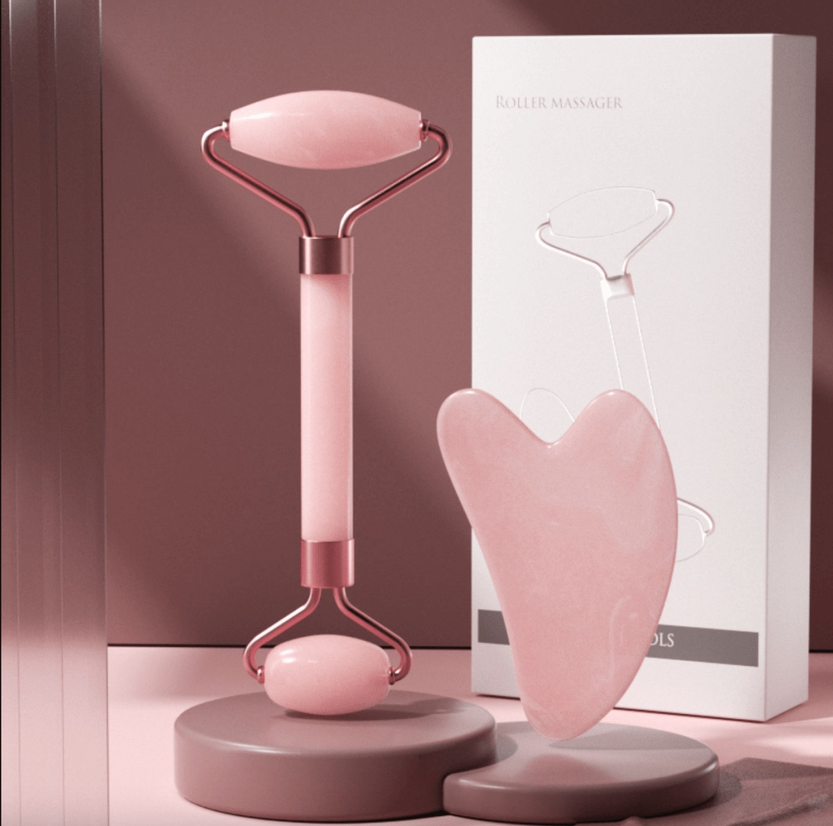 Facial Massage & Scraping Roller Set - WowStore.live