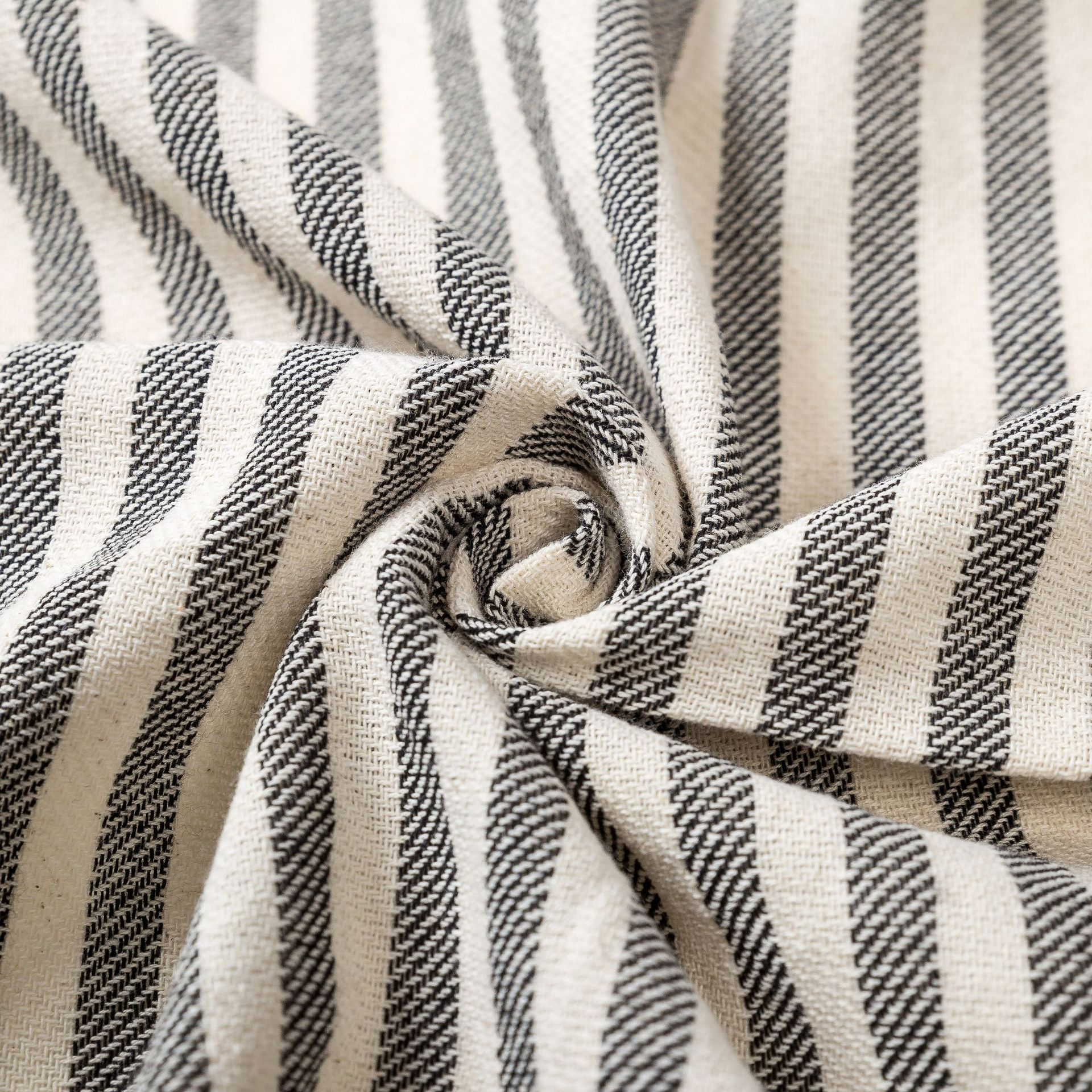 Luxury Striped Fringed Beach Towel