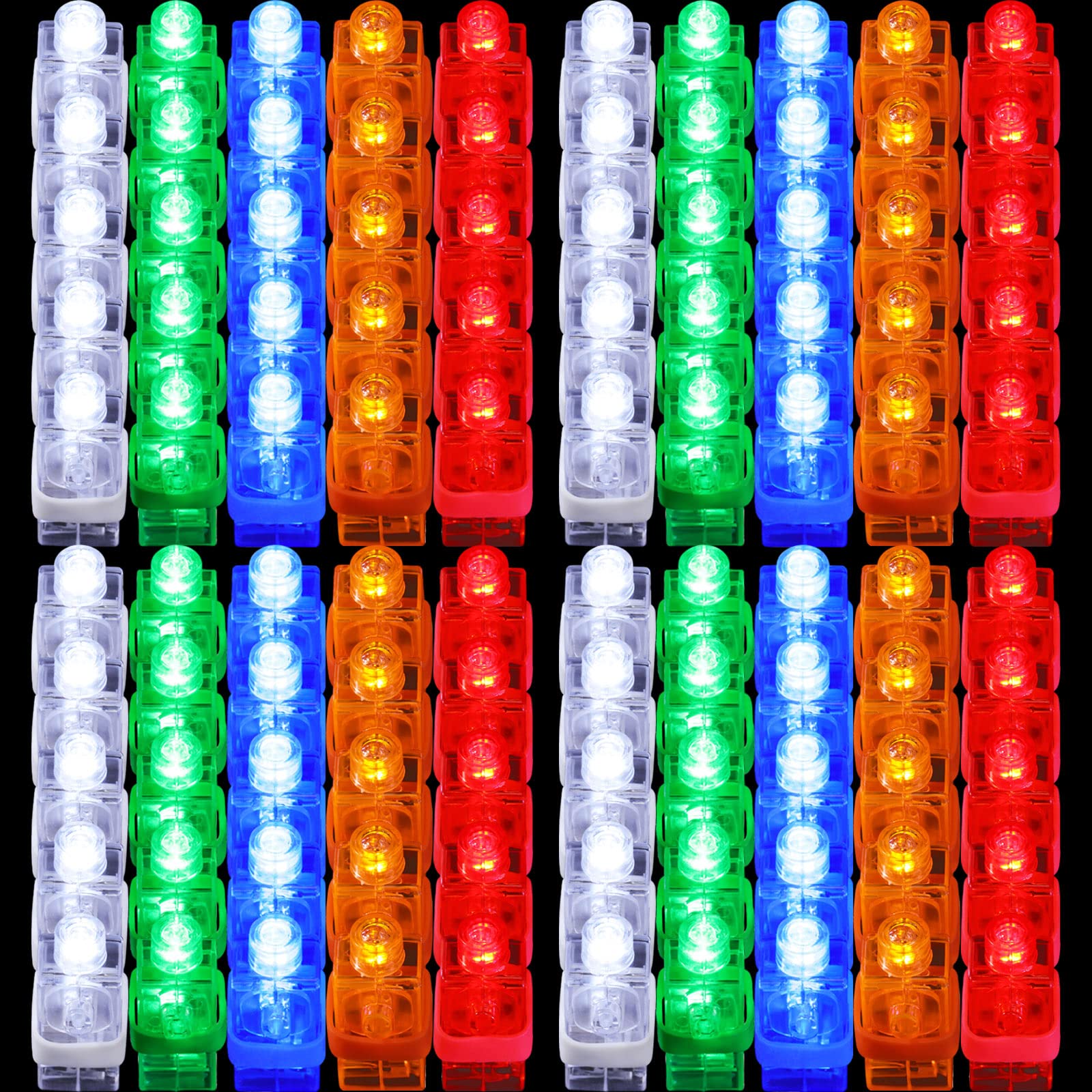 Luminous LED Finger Lights Collection - 200 Piece Set