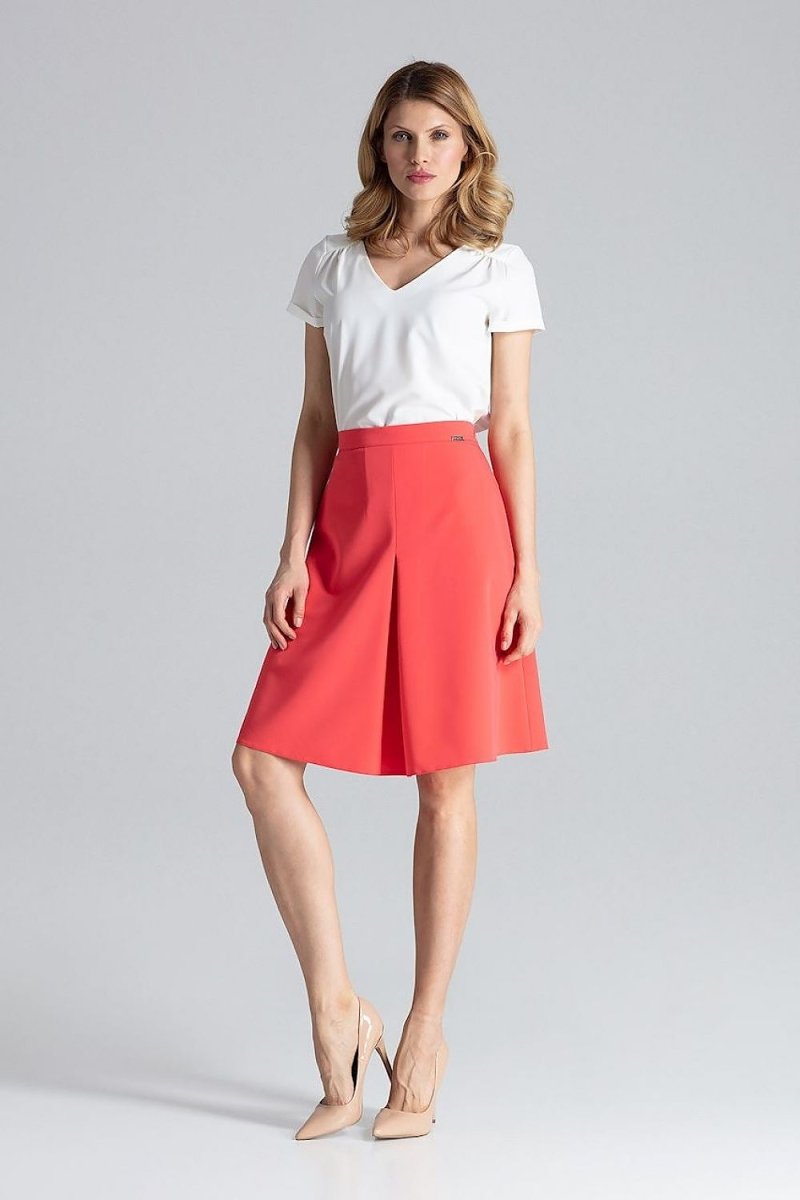 Figl Elegant High - Waisted Midi Skirt - Professional Office Wear | wowstore.live - Wow Store