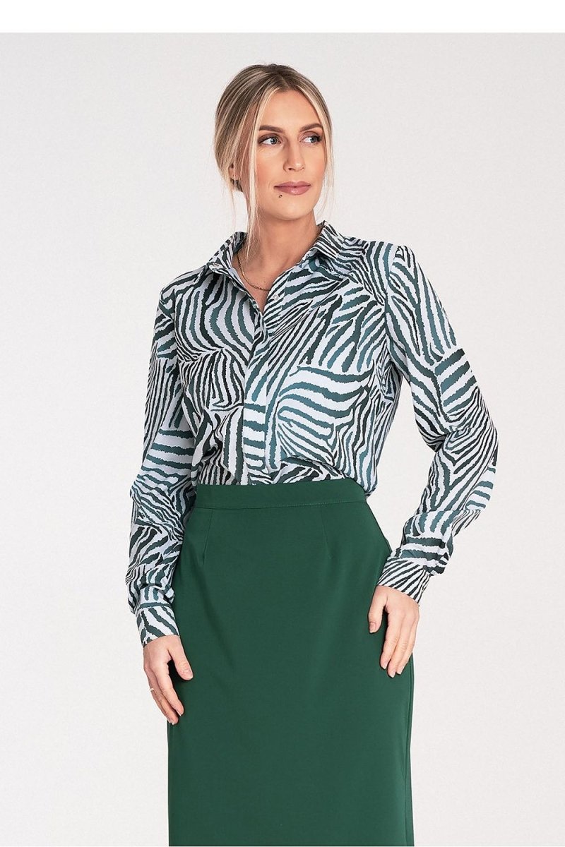 FIGL Long Sleeve Shirt - Model 204301 Elegant Versatile Top | wowstore.live - Wow Store