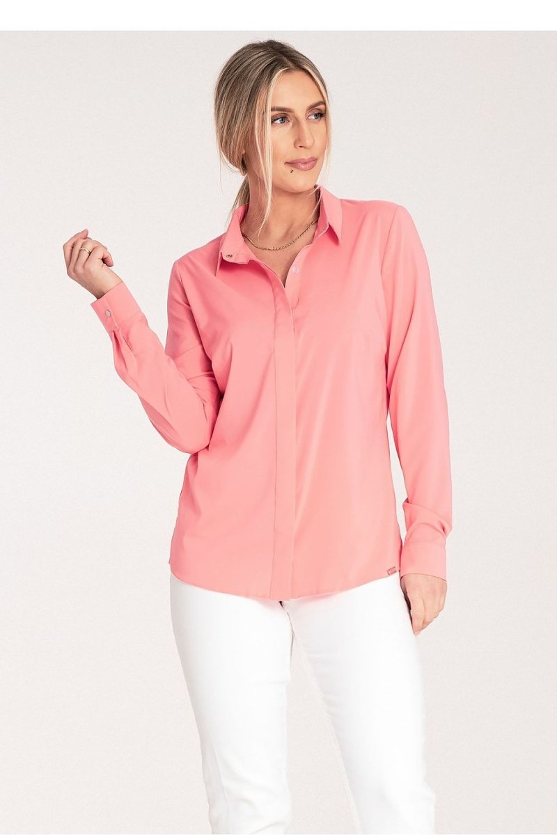 FIGL Long Sleeve Shirt - Model 204301 Elegant Versatile Top | wowstore.live - Wow Store
