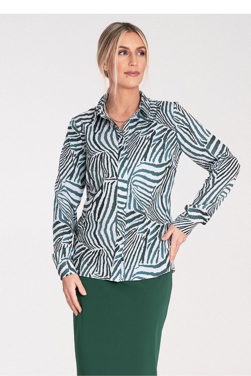 FIGL Long Sleeve Shirt - Model 204301 Elegant Versatile Top | wowstore.live - Wow Store