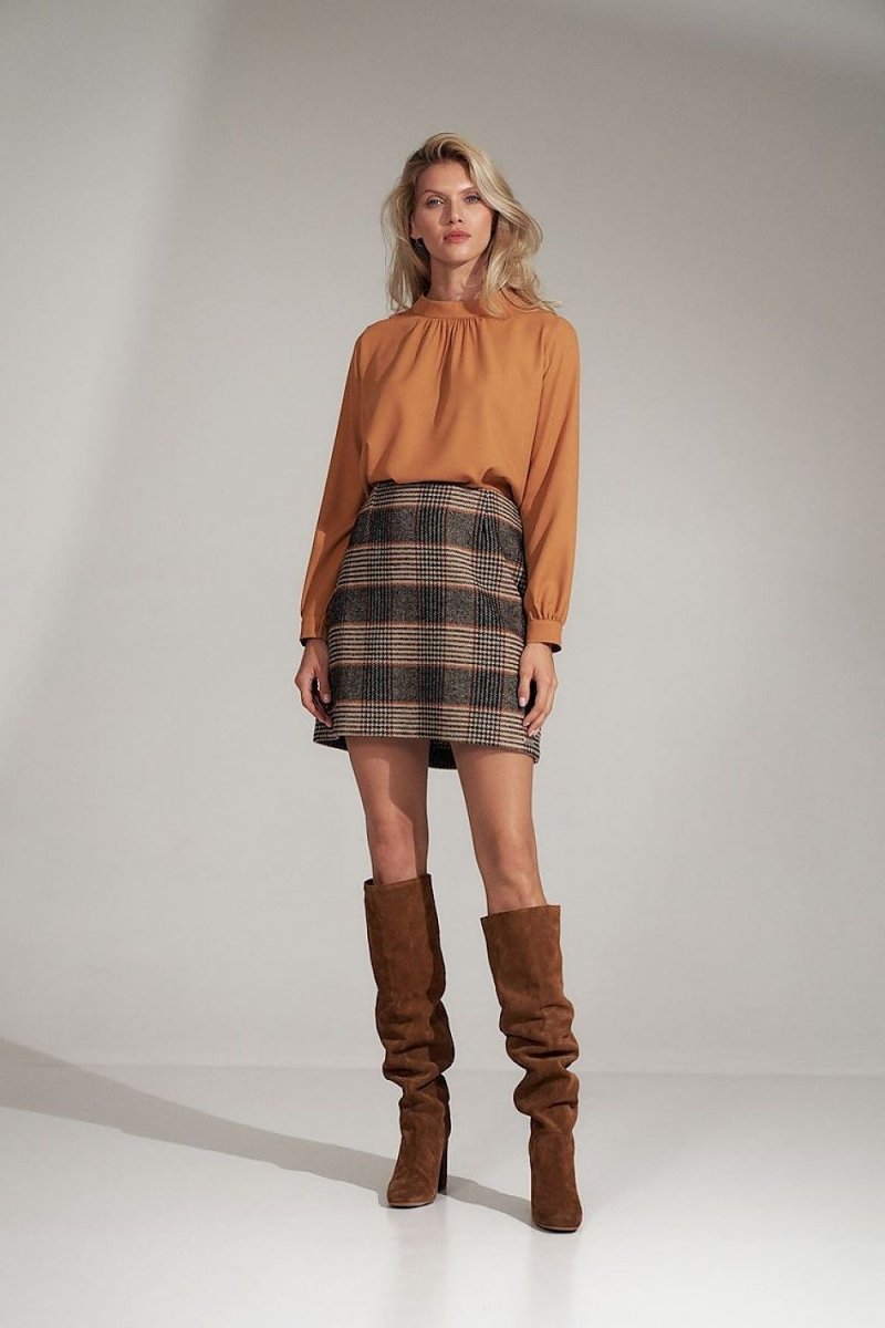 FIGL Short Skirt Model 150902 - Chic A - Line Mini Skirt | wowstore.live - Wow Store