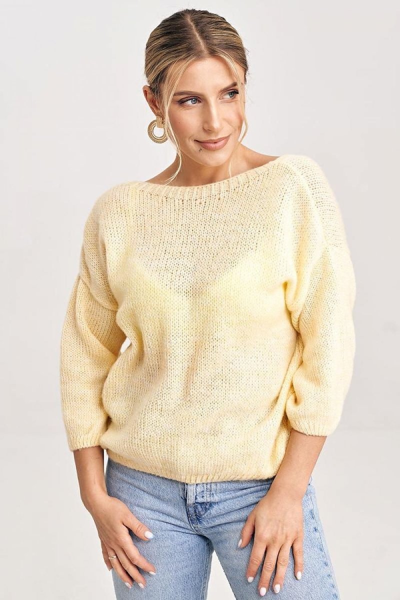 FIGL Women's Knit Jumper Model 197340 - Elegant Long Sleeve Pullover | wowstore.live - Wow Store