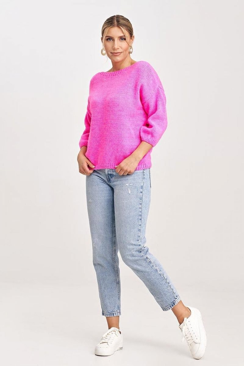 FIGL Women's Knit Jumper Model 197340 - Elegant Long Sleeve Pullover | wowstore.live - Wow Store