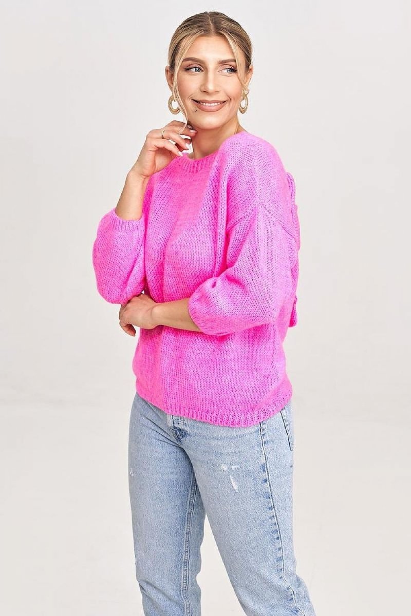FIGL Women's Knit Jumper Model 197340 - Elegant Long Sleeve Pullover | wowstore.live - Wow Store