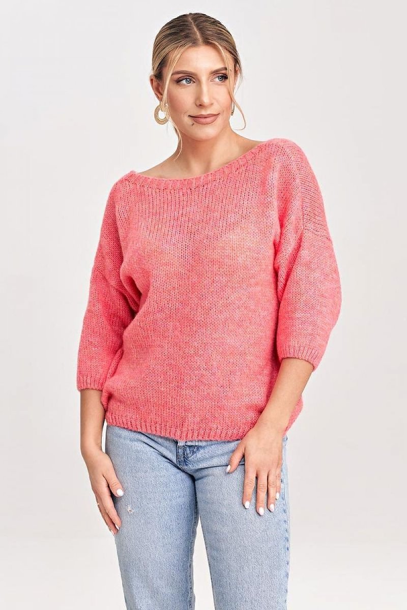 FIGL Women's Knit Jumper Model 197340 - Elegant Long Sleeve Pullover | wowstore.live - Wow Store