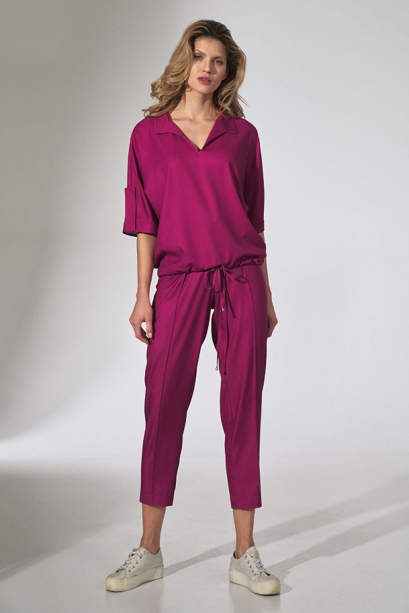 FIGL Women's Tailored Trousers Model 151817 - Elegant Office & Casual Wear | wowstore.live - Wow Store