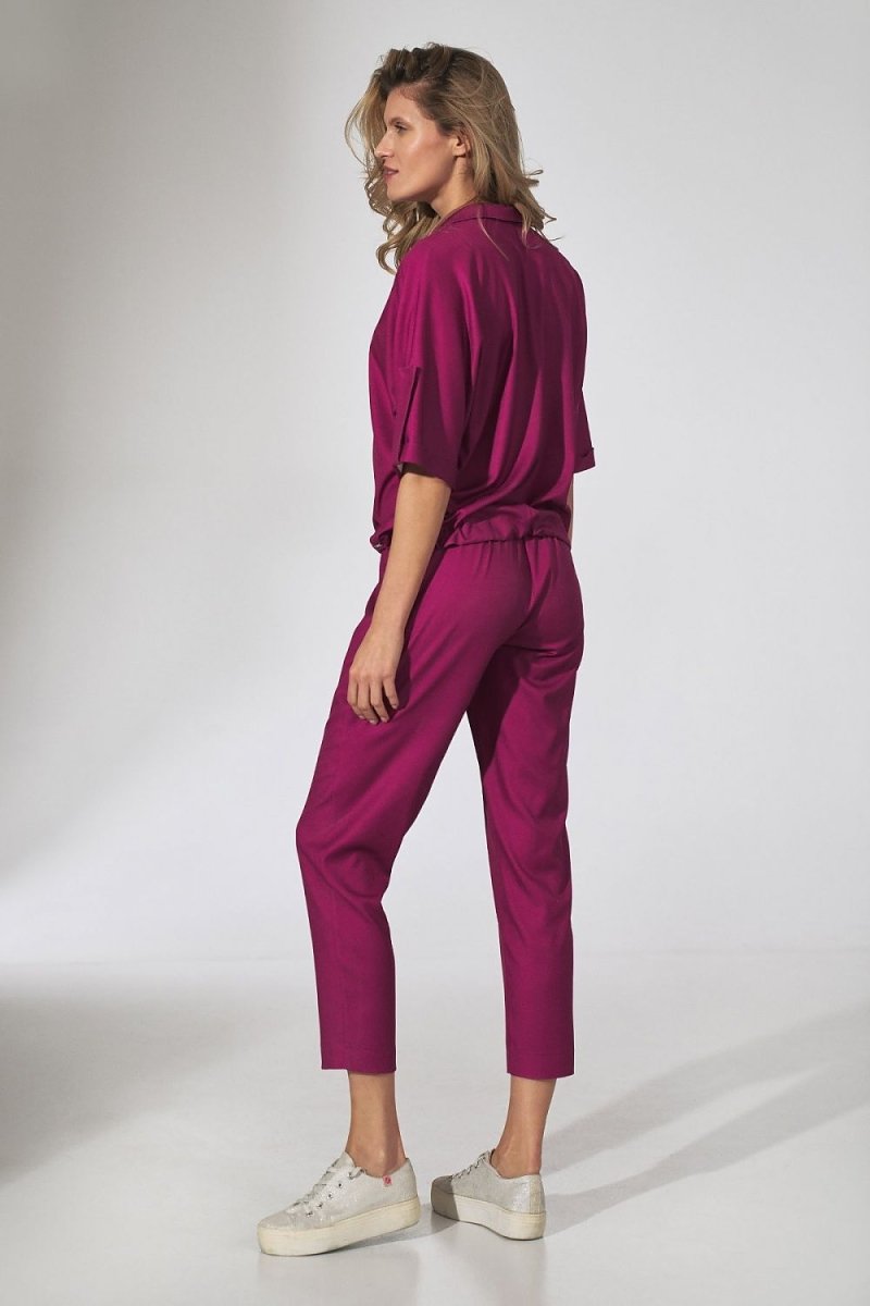 FIGL Women's Tailored Trousers Model 151817 - Elegant Office & Casual Wear | wowstore.live - Wow Store