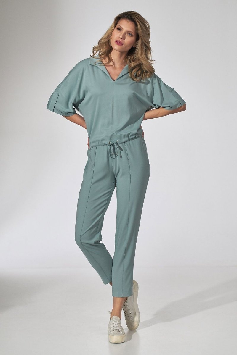 FIGL Women's Tailored Trousers Model 151817 - Elegant Office & Casual Wear | wowstore.live - Wow Store
