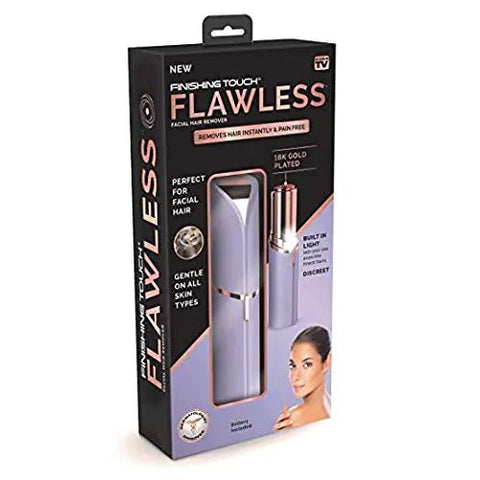 Finishing Touch Flawless Women's Painless Hair Remover, Lavender/Rose Gold Lavendar - Wow Store
