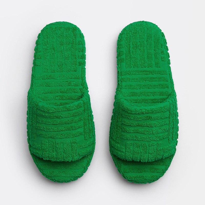 Flat Thick Furry Slippers Women Comfort Leisure Beach Shoes - Wow Store