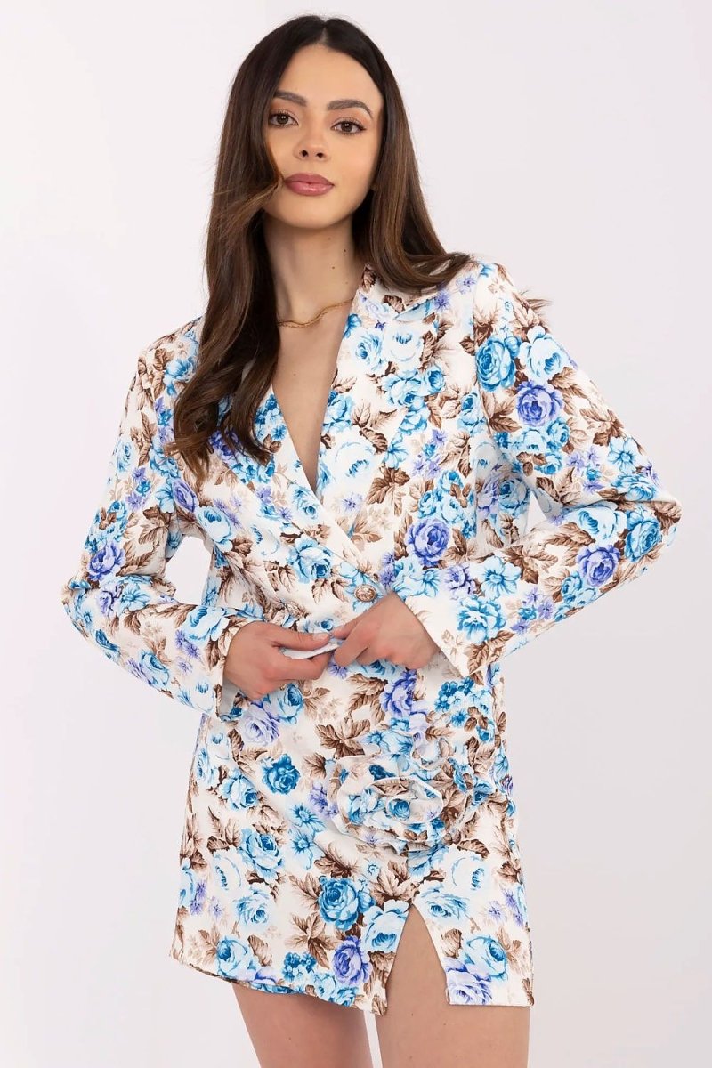Floral Blazer & Skirt - Shorts Set model 212278 Italy Moda - Wow Store - Wow Store