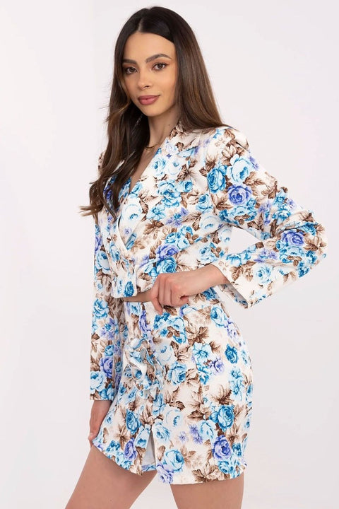 Floral Blazer & Skirt - Shorts Set model 212278 Italy Moda - Wow Store - Wow Store