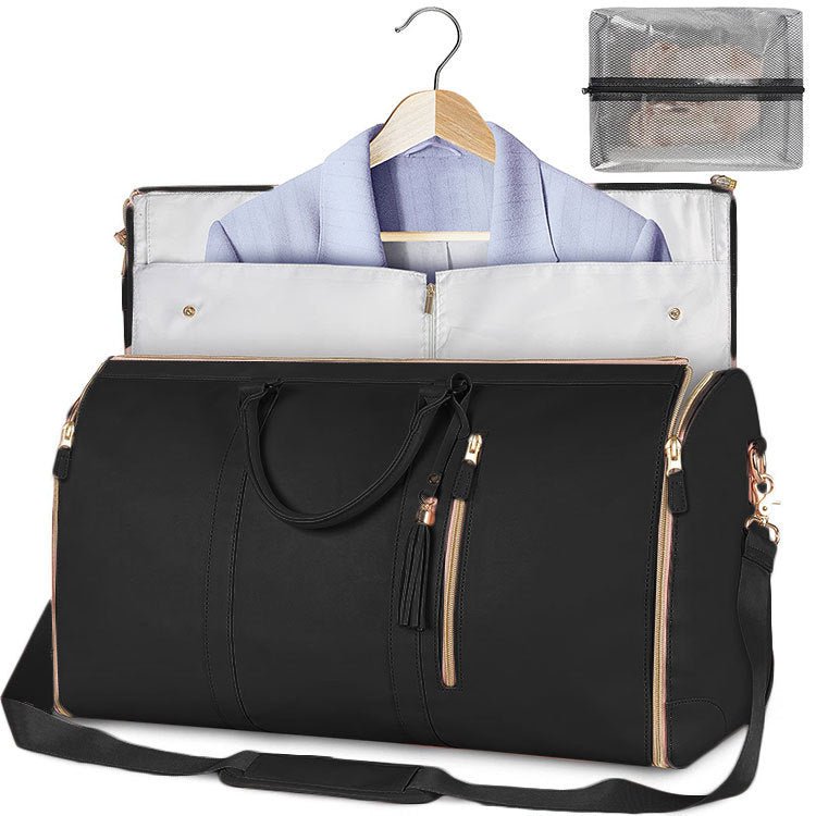 Foldable Garment Duffle Bag with Shoulder Strap — view 2