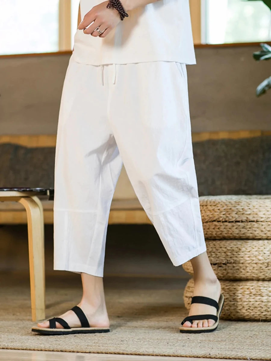 FortitudeWear Men's Drawstring Wide Leg Pants - WowStore.live