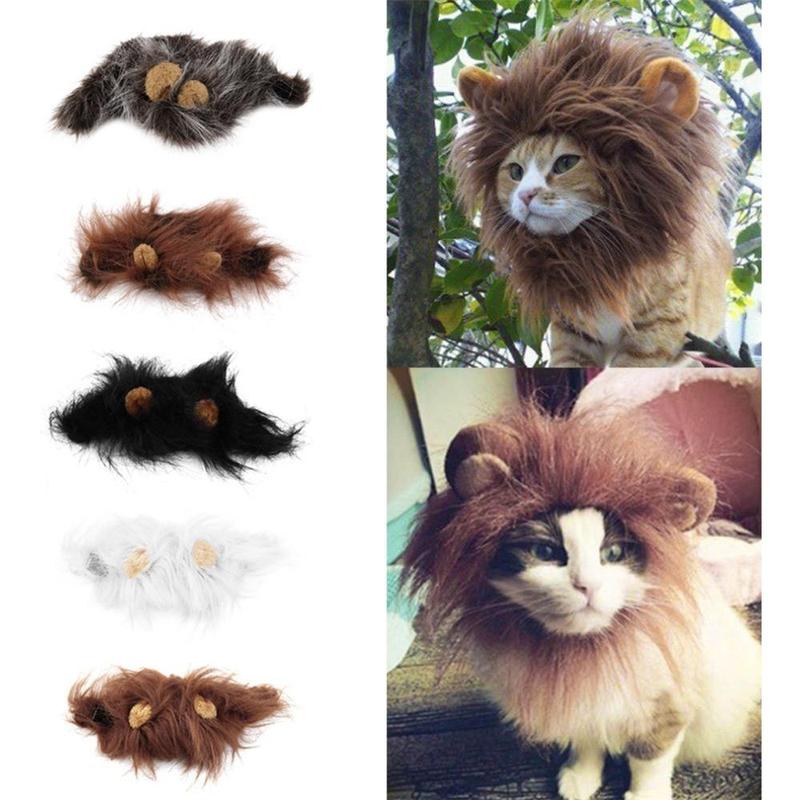 Funny Lion Mane Hat for Cats and Kittens - WowStore.live