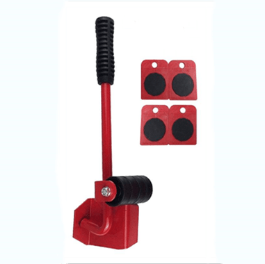 Furniture Lifter with 4 Sliding Roller Pads, 5-Piece Set - WowStore.live