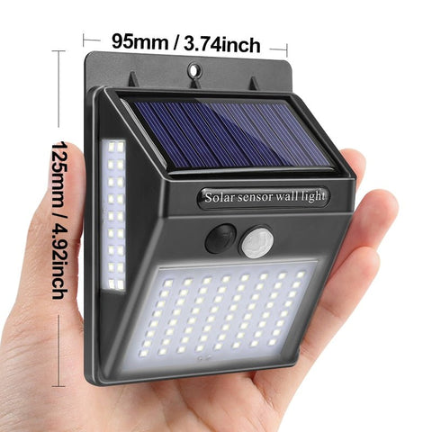 Garden Solar Lamp PIR Motion Sensor LED Solar Light Solar Powered By Sunlight Waterproof for Out-door Wall - Wow Store