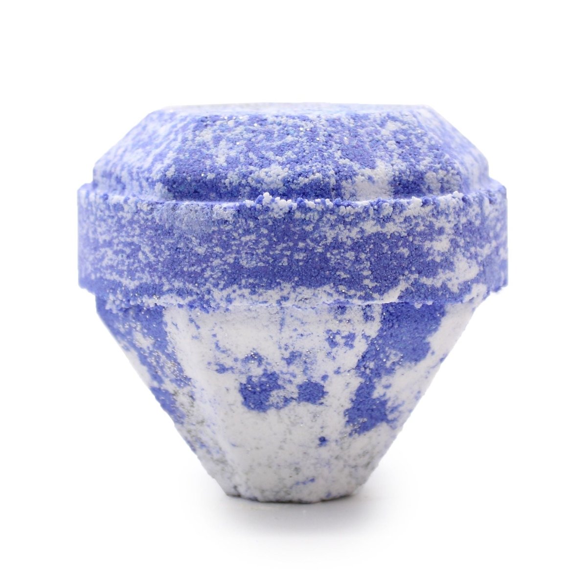 Vibrant gemstone bath bomb with raspberry and pomegranate scent, fizzing in water | Gemstone Bath Bomb Raspberry Pomegranate