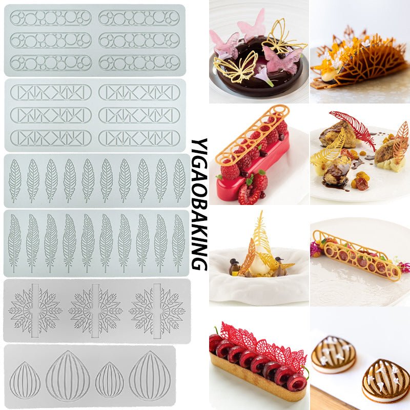 Geometric Oval Lace Silicone Tableware Mat - WowStore.live