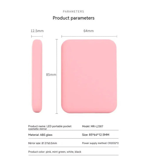 GlowFold LED Makeup Mirror - Wow Store