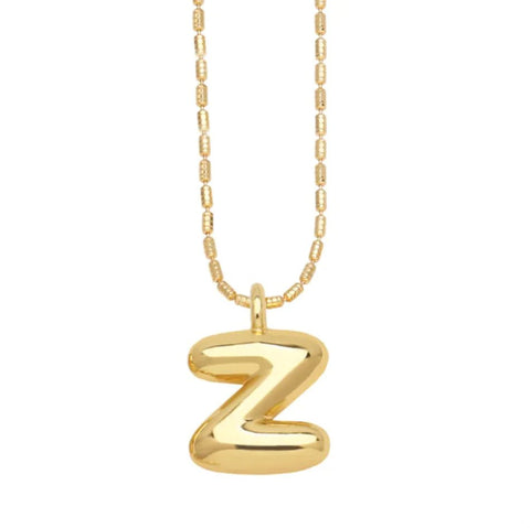 Gold - Plated 26 - Letter Pendant Necklace – Hip Hop Clavicle Chain - Wow Store