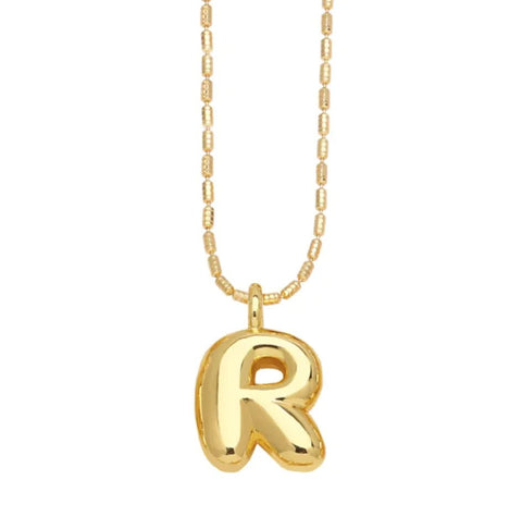 Gold - Plated 26 - Letter Pendant Necklace – Hip Hop Clavicle Chain - Wow Store