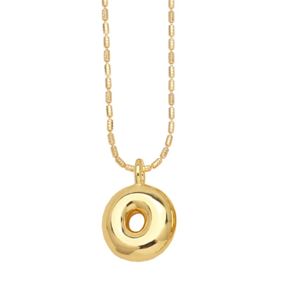 Gold - Plated 26 - Letter Pendant Necklace – Hip Hop Clavicle Chain - Wow Store