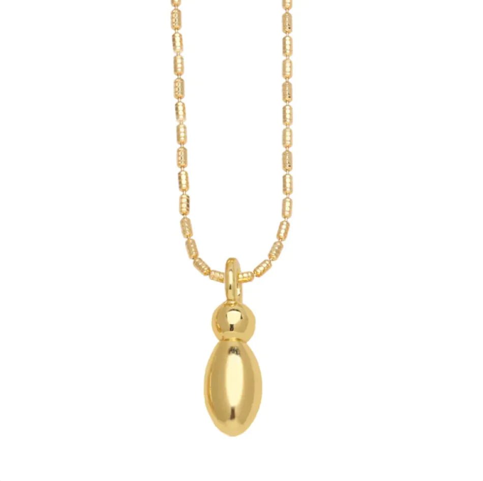Gold - Plated 26 - Letter Pendant Necklace – Hip Hop Clavicle Chain - Wow Store