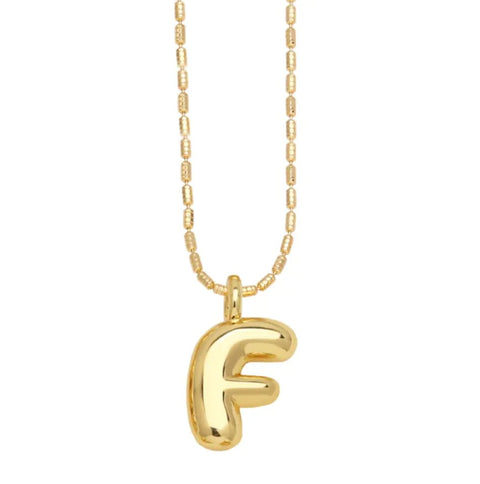 Gold - Plated 26 - Letter Pendant Necklace – Hip Hop Clavicle Chain - Wow Store