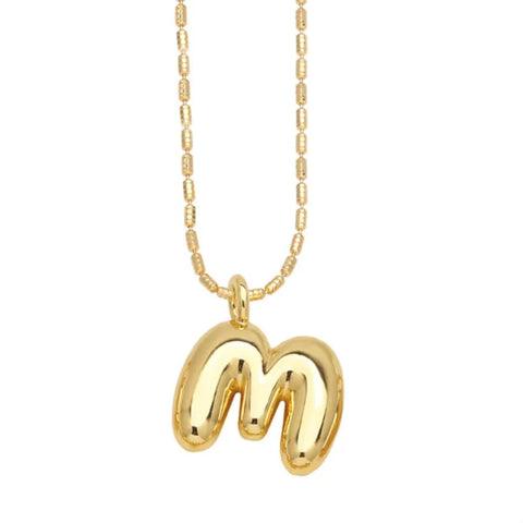 Gold - Plated 26 - Letter Pendant Necklace – Hip Hop Clavicle Chain - Wow Store